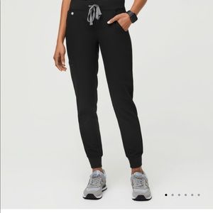 COPY - Black jogger styled scrub bottoms